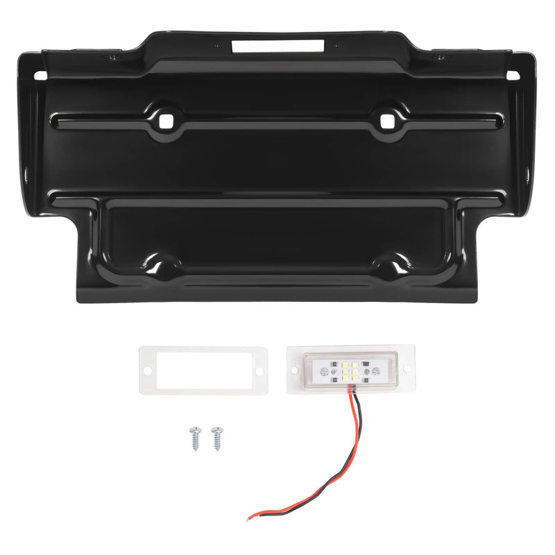 DURAFORCE Rear License Plate Frame With Lamp for Chevy Blazer for GMC Suburban 1967-1995