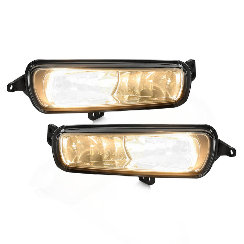 DURAFORCE Fog Lights W/Bulb Clear Lens for Ford Transit 2020-2026 Focus 2015-18 LH&RH Pair