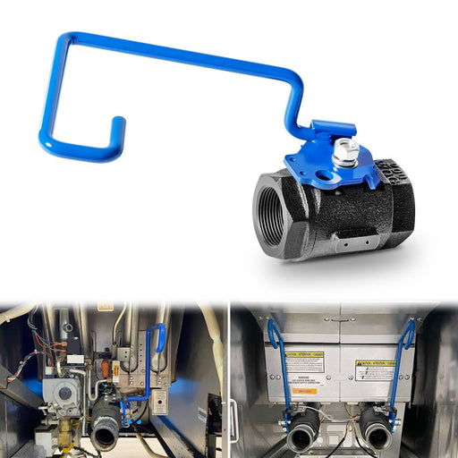 DURAFORCE 60131007 Ball Valve 1-1/4" Right Hand for Pitco Magikitchen Fryers SG14