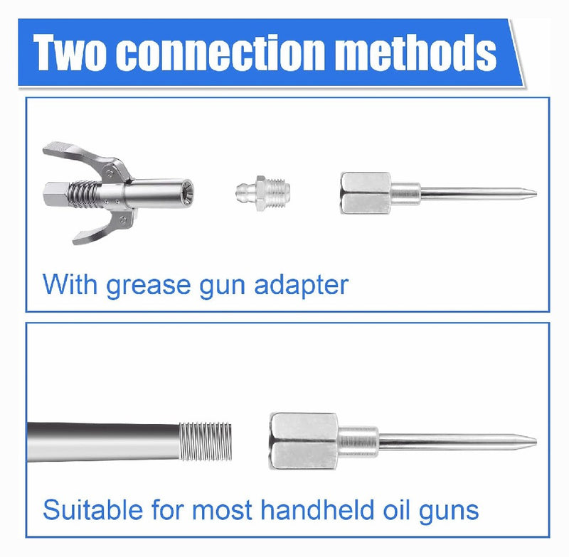 5 Pcs Grease Needle Nozzle with Dispenser Rubber Joint Grease Tool 1