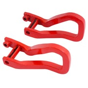DURAFORCE Heavy Duty Front Car Tow Hooks With Bolts Red for GMC Sierra 1500 2019-2026