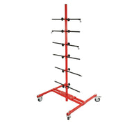 DURAFORCE Powder Coated Adjustable Tree Paint Stand for Autobody Door Fender Panel