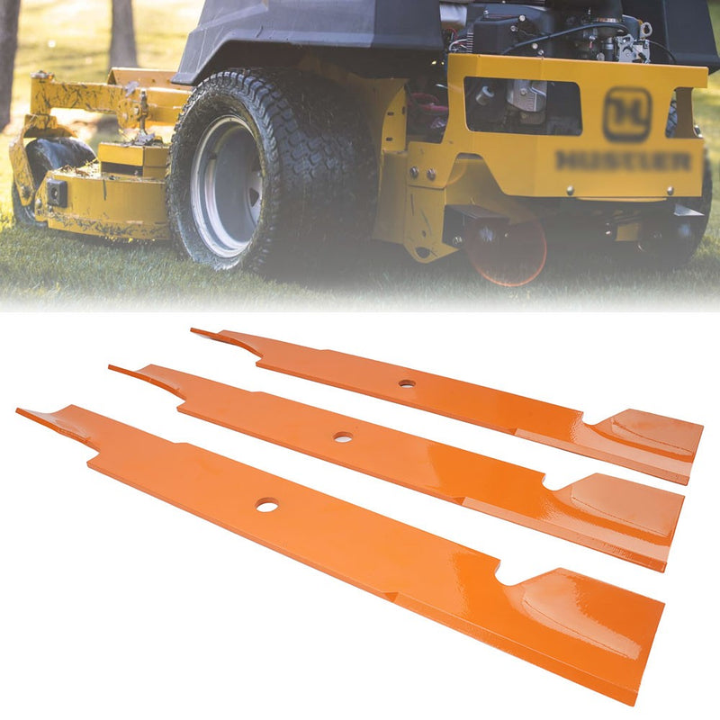 Mower Blades Set for Hustler 60" Raptor SD SDX Super S Super Z 3 Pack