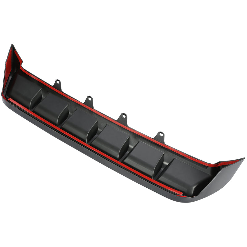 Shark Fin Rear Bumper Diffuser Glossy Black for Toyota Camry SE XSE 2018-2023
