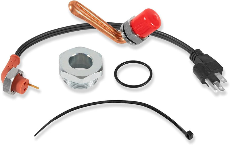 DZ102076 Engine Coolant Heater Kit for John Deere Tractors Engine Block Heater