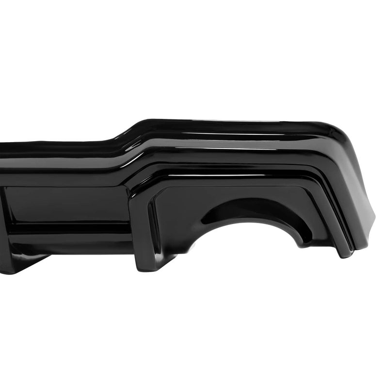 DURAFORCE Rear Bumper Diffuser Corner Spat With LED Light for Honda Civic 22-26 Black