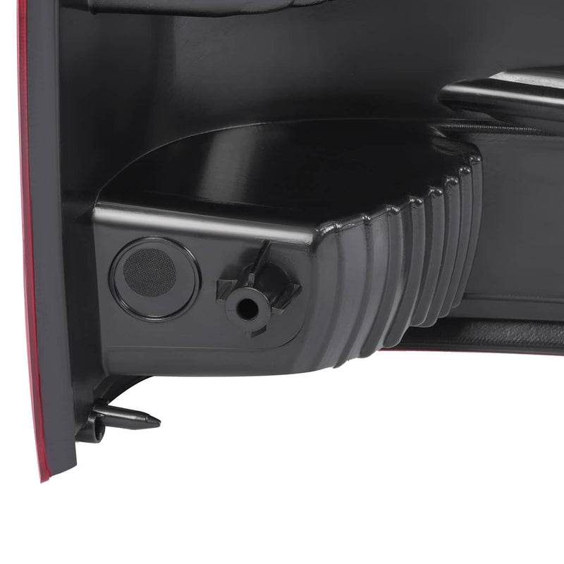 DURAFORCE Red Lens Tail Light Set for Ford F-150 2004-2008 Driver Passenger Side