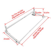 DURAFORCE 750 Lbs Roof Ladder Rack Cargo Roller for Chevy Express/Savana 2500/3500 96-23
