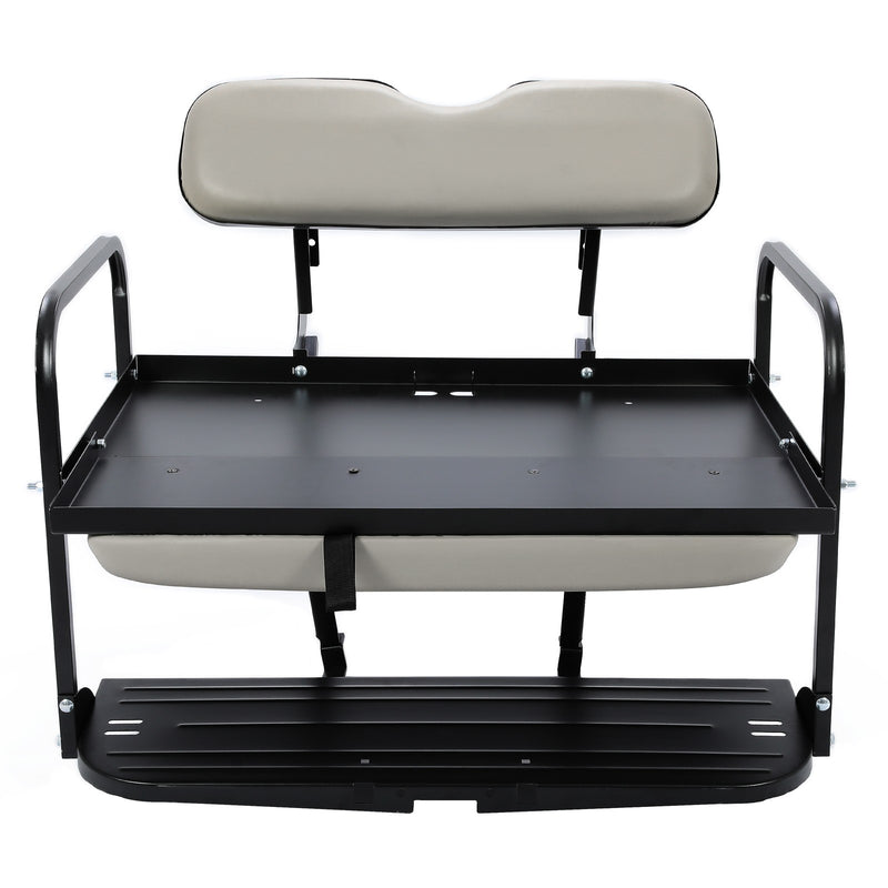 Golf Cart Rear Flip Seat Kit Back Seat for Yamaha G14 G16 G19 G22