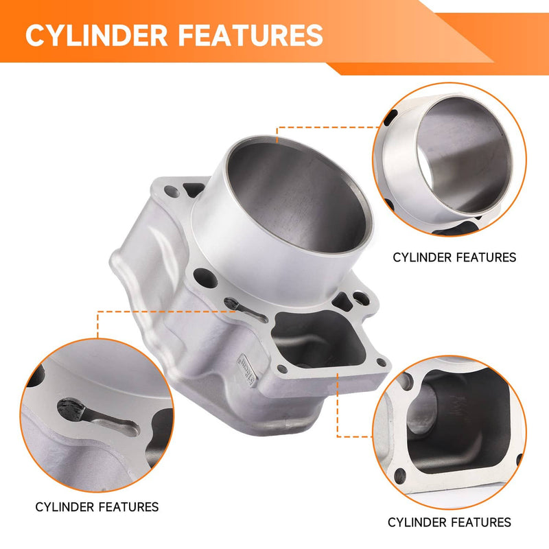 Cylinder Piston Gasket Top End Kit for Honda TRX520 Foreman 2020-2024