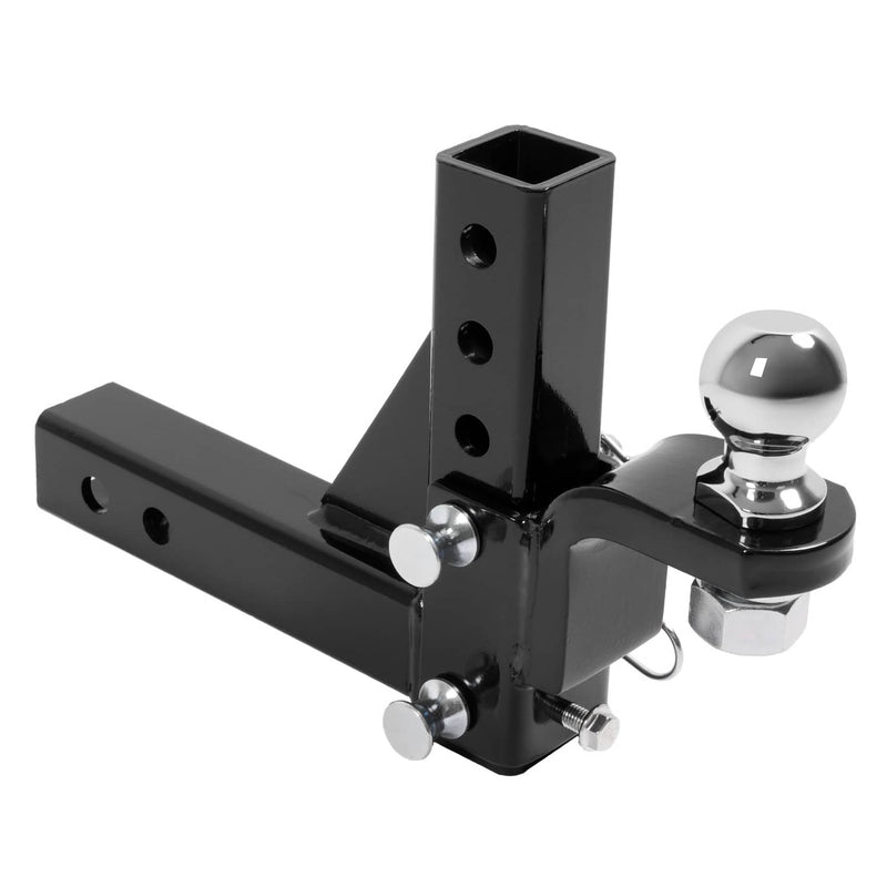 DURAFORCE 2" Receiver Trailer Hitch Ball Mount 9-1/2" Drop Tow Adjustable 7500lb