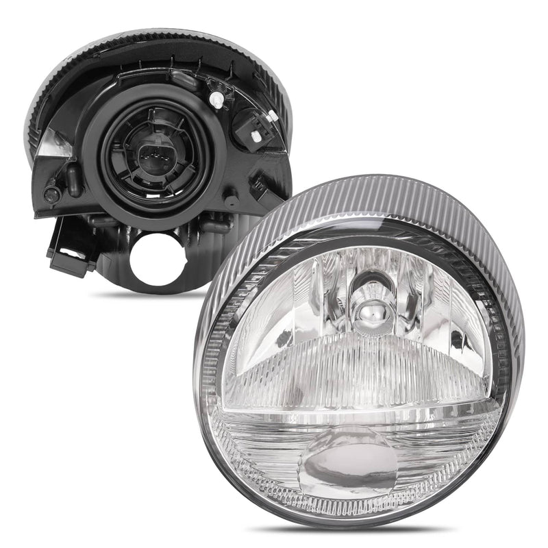 DURAFORCE Left Driver Side Headlight Assembly Clear for Ford Thunderbird 2002-2005 W/Bulb