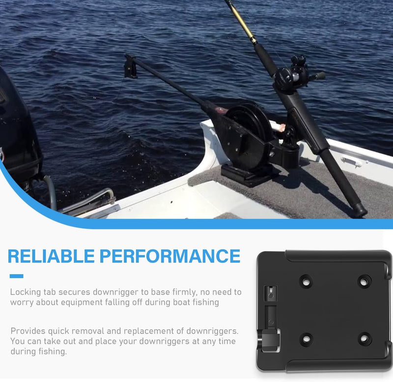 2207001 Tab Lock Mount Base for Cannon Small Body Manual Mini-Mag Downriggers
