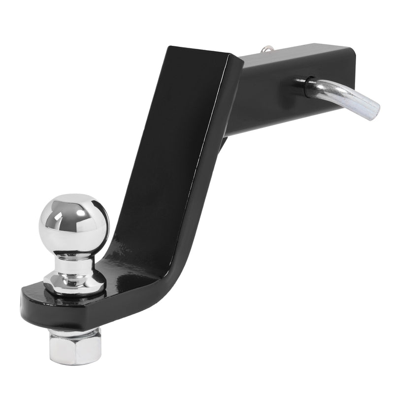 Trailer Hitch Ball Mount With 2" Ball And Pin Fits 2" Receiver 7500 Lbs 6" Drop