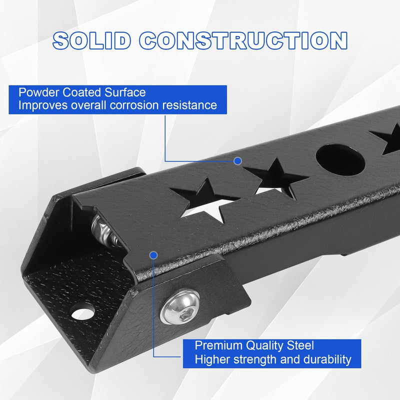 Rear Tailgate Door Hinge Mounting Set 2Pcs for Jeep Wrangler TJ 1997-2006
