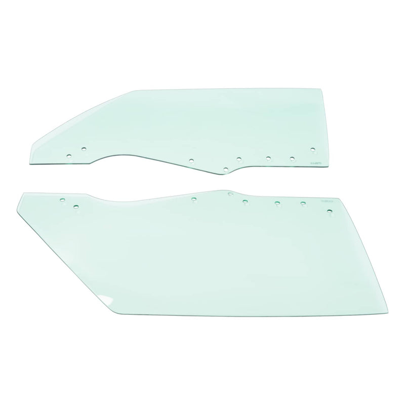 DURAFORCE Quarter Side Window Glass for Chevy Chevelle Malibu 1970-1972 2 Door 4 Pcs