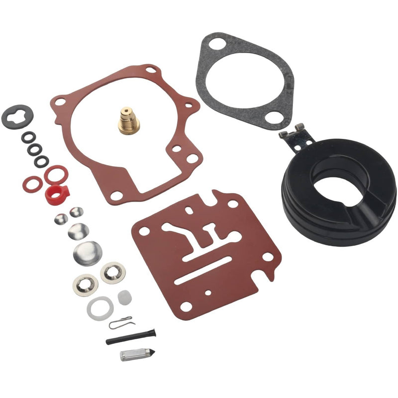 DURAFORCE Carburetor Rebuild Kit for Johnson Evinrude 45HP 48HP 50HP 55HP 60HP 65HP