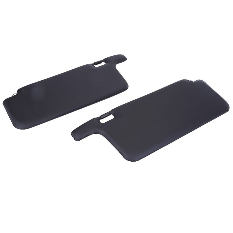 Black Sun Visors Left Driver & Right Passenger Set for Honda Civic 1996-2001
