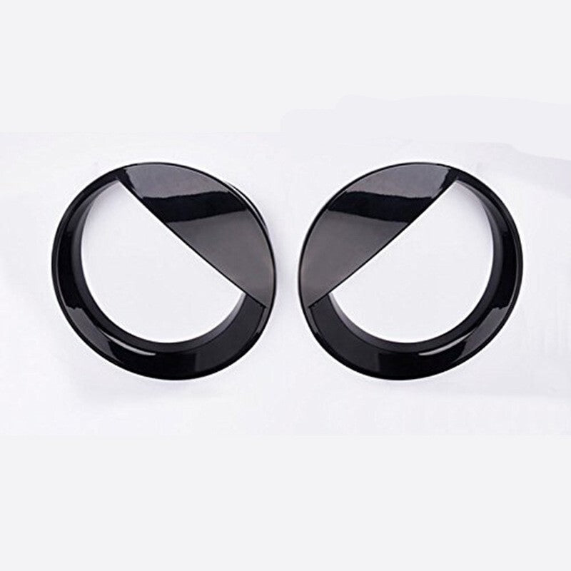2X Angry Eyes Style Headlight Trim Cover for Jeep Patriot 2011-2017