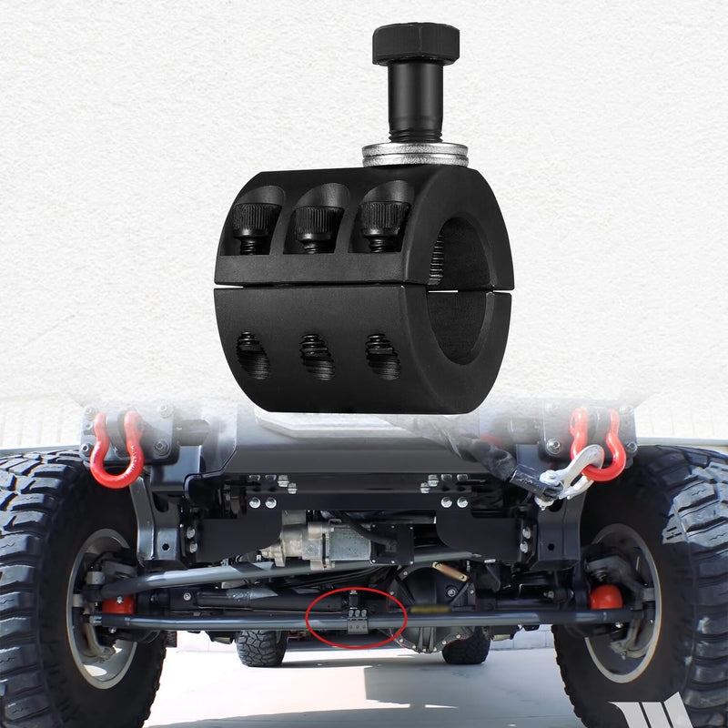 Steering Stabilizer Tie Rod Clamp 1-3/8" for Jeep Wrangler JK TJ XJ ZJ MJ 07-18