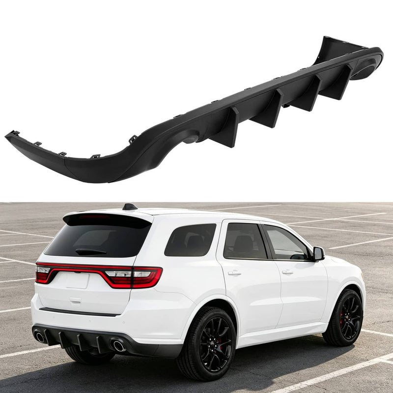 DURAFORCE Rear Shark Fin Diffuser Matte Black for Dodge Durango 2011-2025