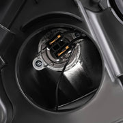 DURAFORCE Black Left Driver Side Headlights Clear Lens Halogen for Ford Focus 2012-2014