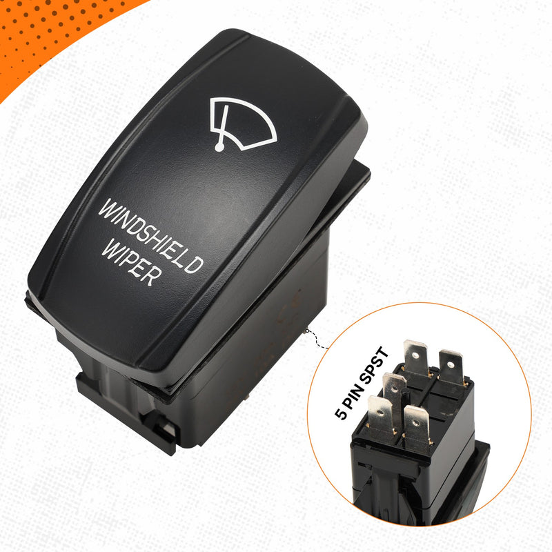 12V Electric Windshield Wiper Motor Kit for Polaris Ranger 570 800 900 1000 UTV