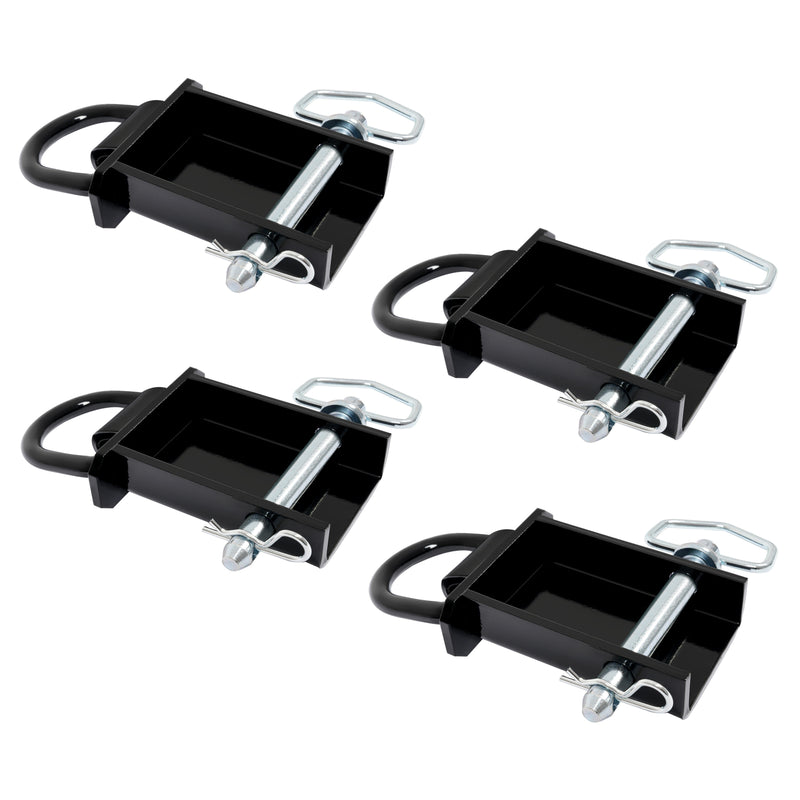 Stake Pocket D Rings for Utility Trailers 12000lbs Heavy Duty Removable 4pcs