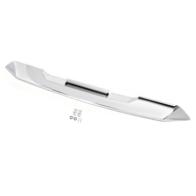 DURAFORCE Front Upper Top Grille Hood Molding Trim Chrome for GMC Sierra 1500 2022-2024