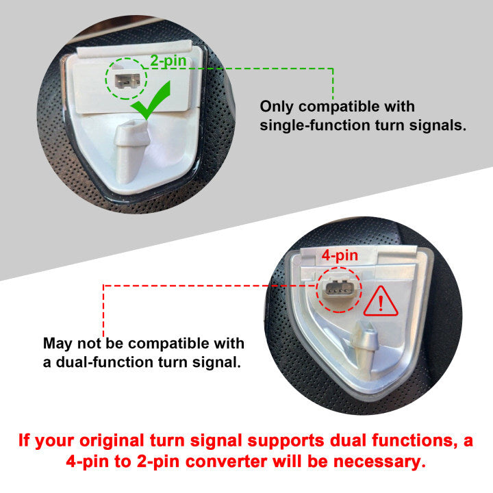 Mirror Turn Signal Light Clear Passenger RH for Dodge Ram 1500 2010-2022