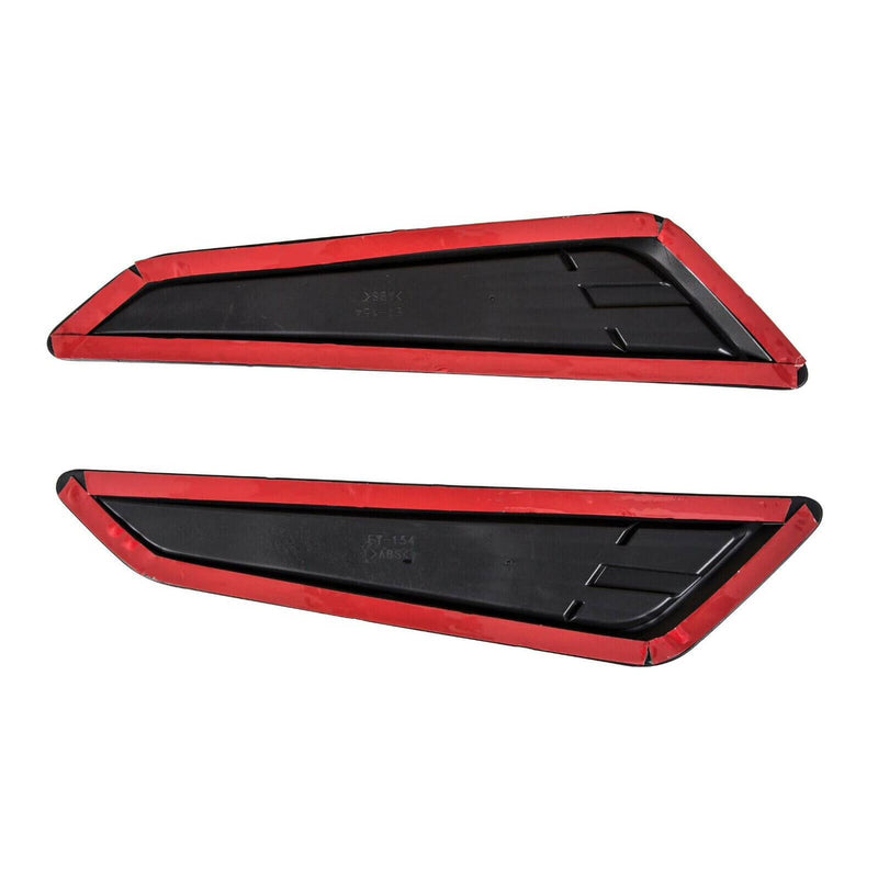 DURAFORCE Black Bonnet Hood Vent Scoop Covers for Chevy Camaro 2016-23 2019 2020 1LT LT RS