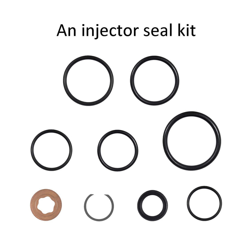 Oil Rail Ball Tube O-Rings Repair Kit for Ford 6.0L 2003-2007 Injector Seal