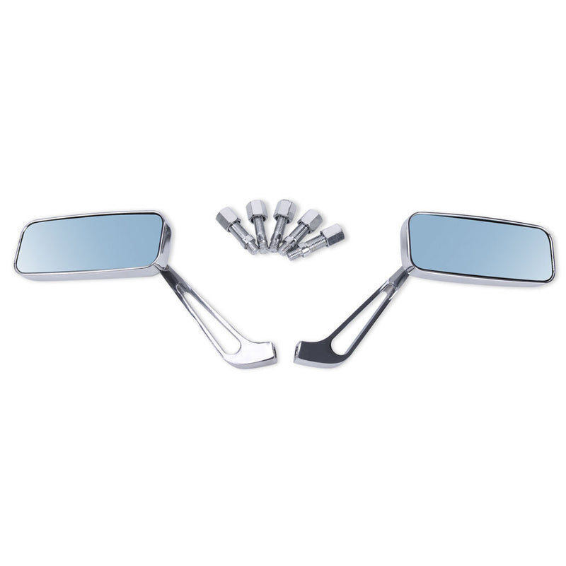 Chrome Rearview Mirrors for Harley Sportster Glide Motorcycle Universal