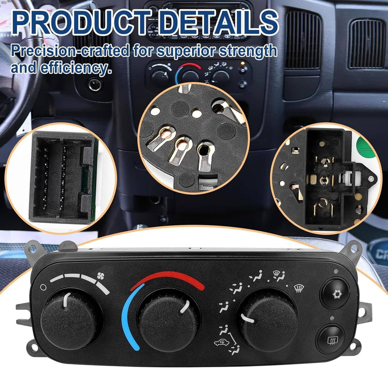 599-212 A/C Heater Climate Control Module for 2002-2005 Dodge Ram 1500 2500 3500