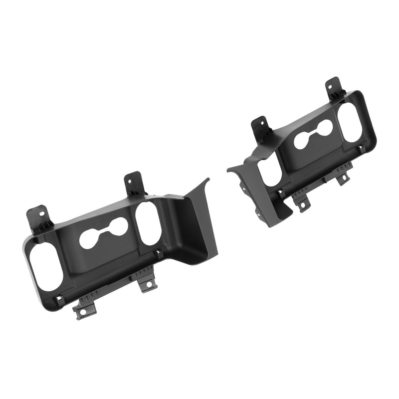 LH RH Front Bumper Tow Hook Trim Cover Panel for Ford Super Duty 17-19 Pair