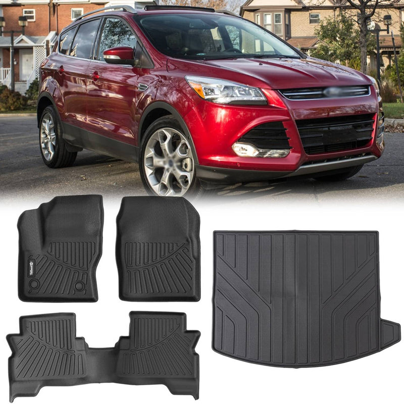 Floor Mats & Cargo Liner for Ford Escape 2013 2014 2015 2016 2017 2018 2019