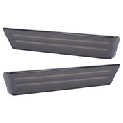 DURAFORCE White/Smoke Rear Bumper LED Side Marker Lights for Dodge Charger 2011-2014 Pair