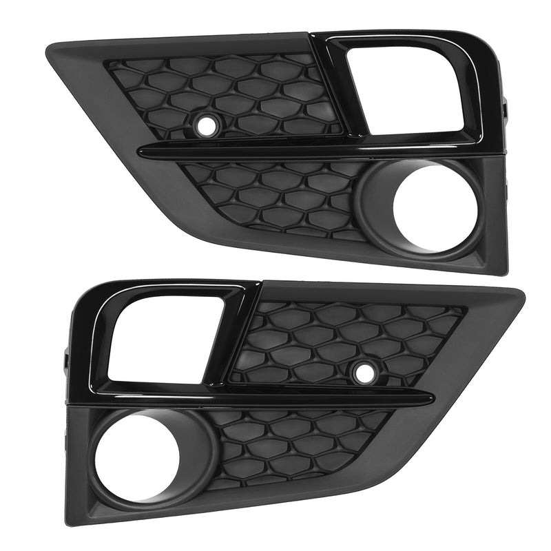 Fog Light Cover Front Bumper Lamp Bezel for Honda Odyssey 2018-2020 Black Pair