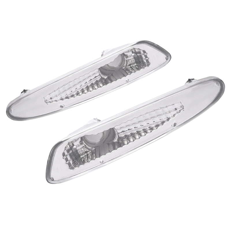 Clear Bumper Side Marker Lights for Mercedes Benz R230 SL Class 2003-2006 Pair