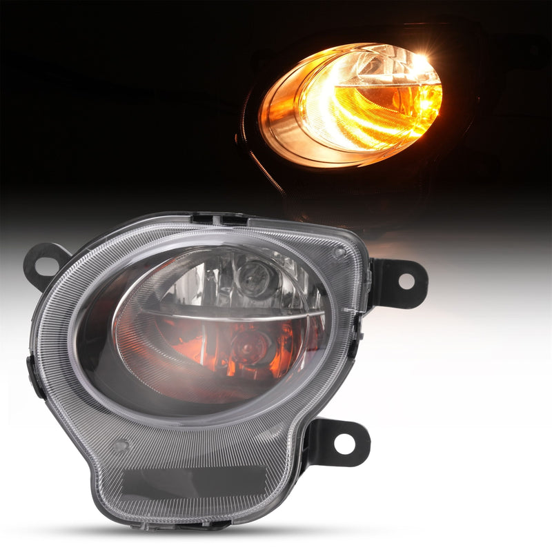 Black Front Left Driver Side Turn Signal Light Parking Lamp for Fiat 500 2012-17