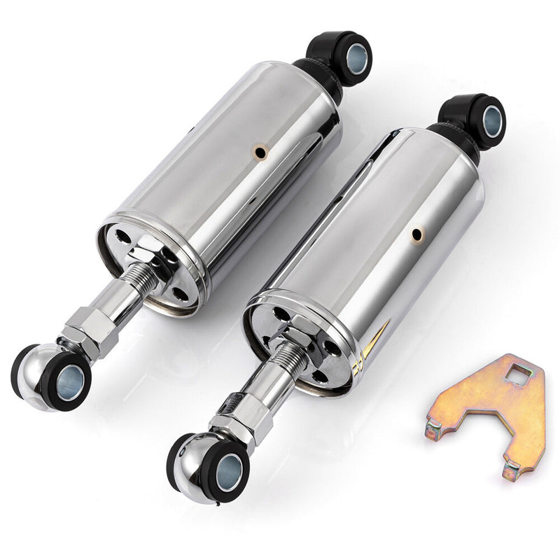 Rear Shocks Absorbers Adjustable Height Set for Harley Softail Custom FXST 89-99