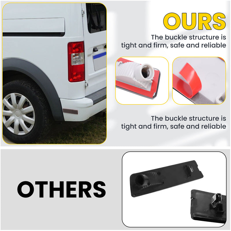 Rear Smoke Bumper Side Marker Light Reflector for Ford Transit Connect 2010-2013