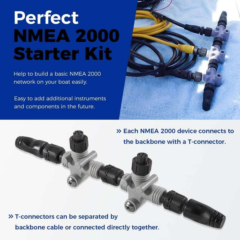 010-11442-00 NMEA 2000 Basic Marine Complete Starter Kit for Garmin
