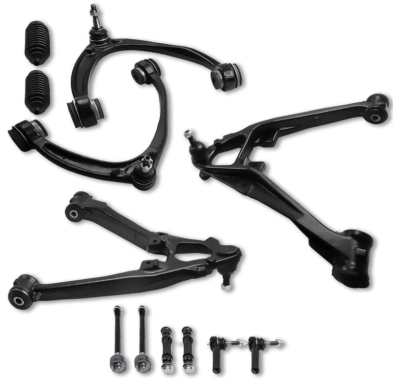 12Pcs Front Upper Lower Control Arm for Escalade Chevy Silverado GMC 2007-2013