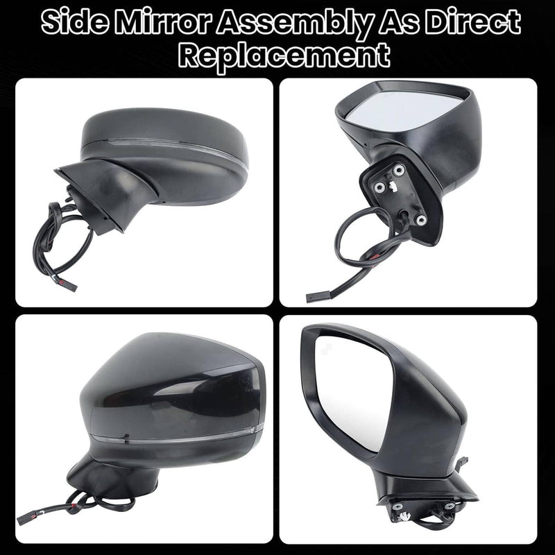 Driver Side Mirror with BSM Power Turn Signal for Mazda CX-5 2017-2024 Left