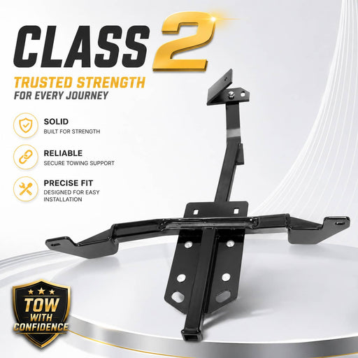 DURAFORCE Class 2 Trailer Hitch Receiver 1.25" for Buick LaCrosse Regal for Cadillac XTS 1