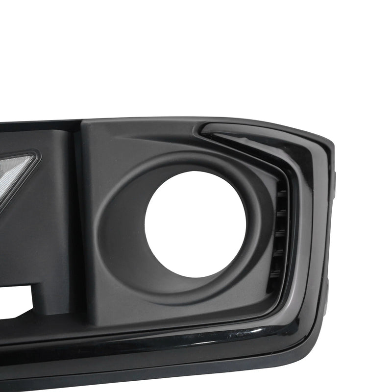 DURAFORCE Pair LED DRL Daytime Turn Signal Fog Light Lamp Covers Fit 2019-2021 Honda Civic