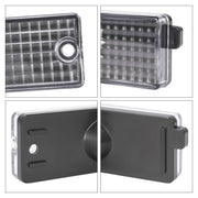 DURAFORCE Black Side Marker Turn Signal Light Bumper Lamp for Chevy Camaro 1993-2002 4PCS