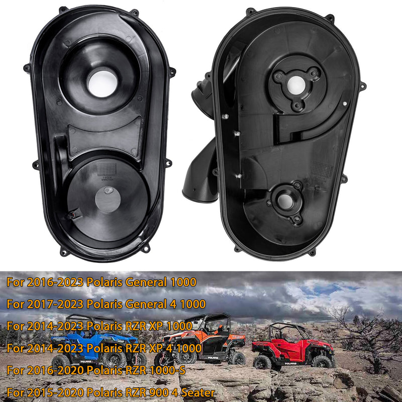 Outer and Inner Clutch Belt Cover Set for Polaris Ranger XP 900 1000 UTV