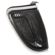 DURAFORCE Smoke Lens Chrome Trim Corner Lights Lamps for Toyota Tacoma 2001-2004 Pair